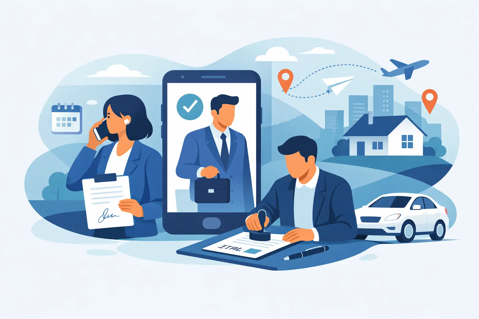 How to Use a Mobile Notary Without Delays