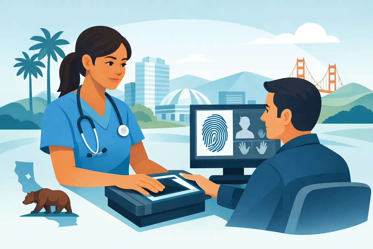 Live Scan for California Nurses in San Jose