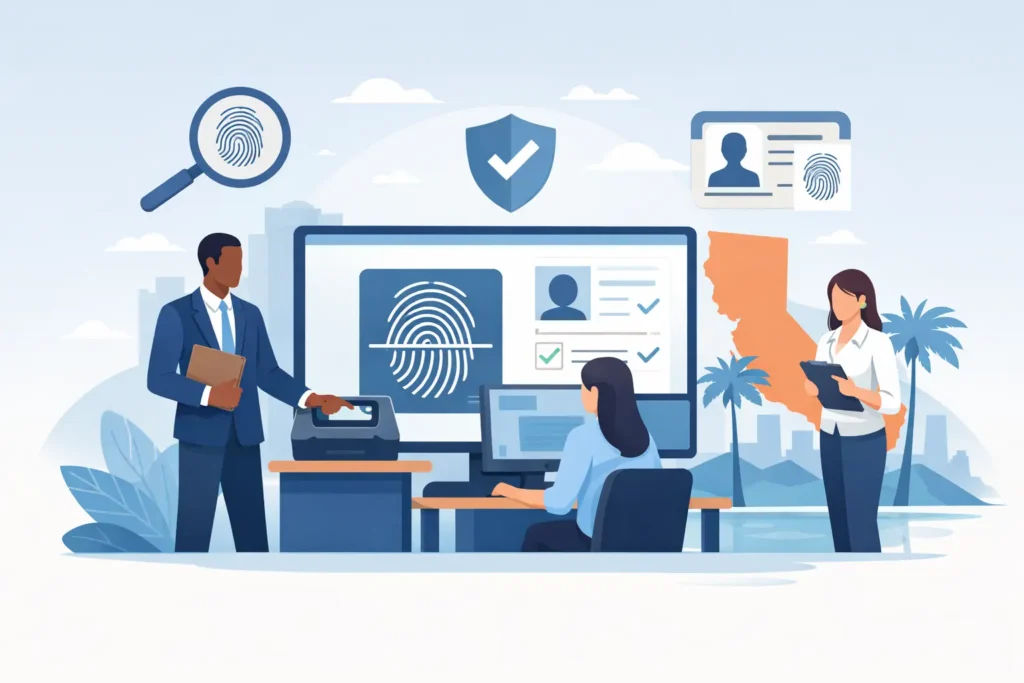 Live Scan Requirements for Insurance Agents in California