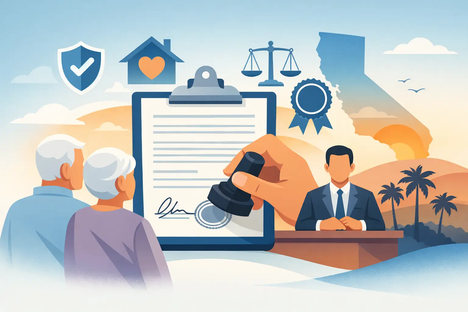 How to Notarize Living Will Documents in California